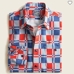 J Crew Lightweight Chamois Workshirt - Large
